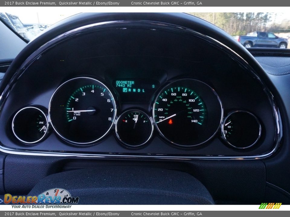 2017 Buick Enclave Premium Quicksilver Metallic / Ebony/Ebony Photo #7