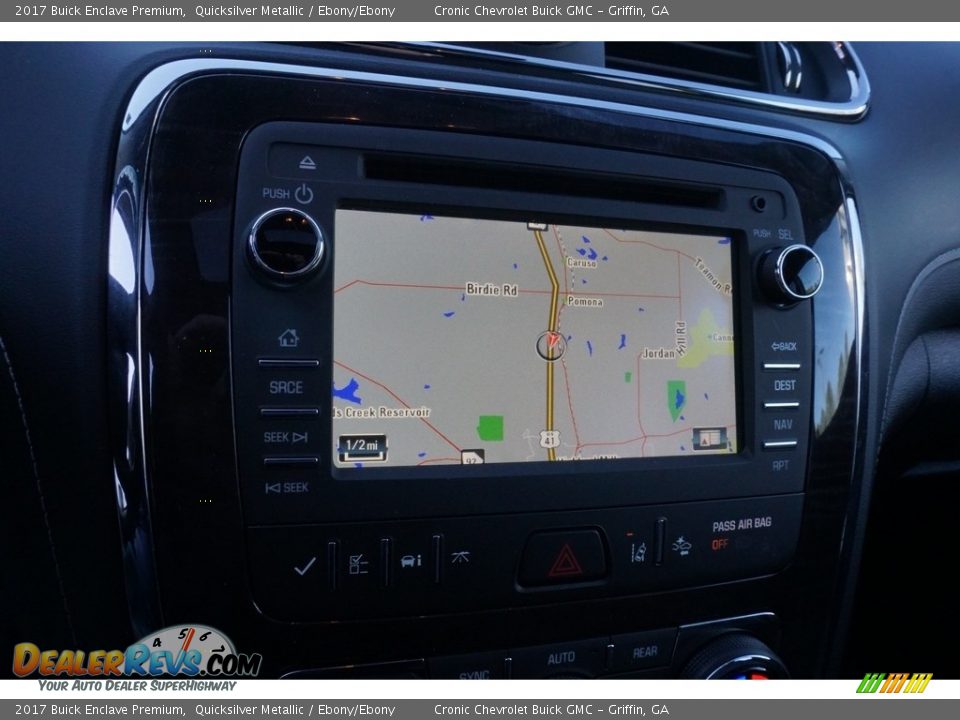 2017 Buick Enclave Premium Quicksilver Metallic / Ebony/Ebony Photo #8