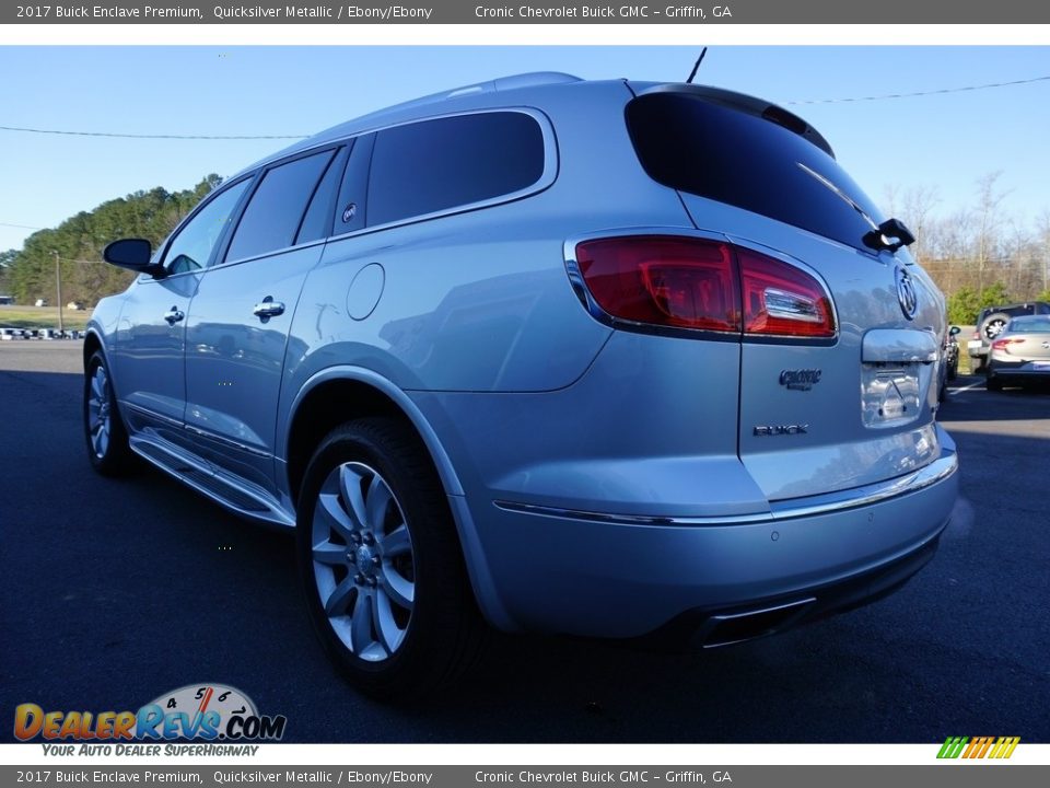 2017 Buick Enclave Premium Quicksilver Metallic / Ebony/Ebony Photo #10