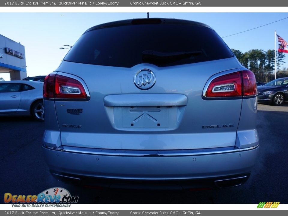 2017 Buick Enclave Premium Quicksilver Metallic / Ebony/Ebony Photo #11