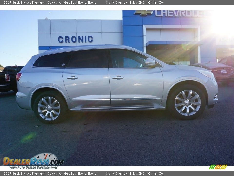 2017 Buick Enclave Premium Quicksilver Metallic / Ebony/Ebony Photo #13