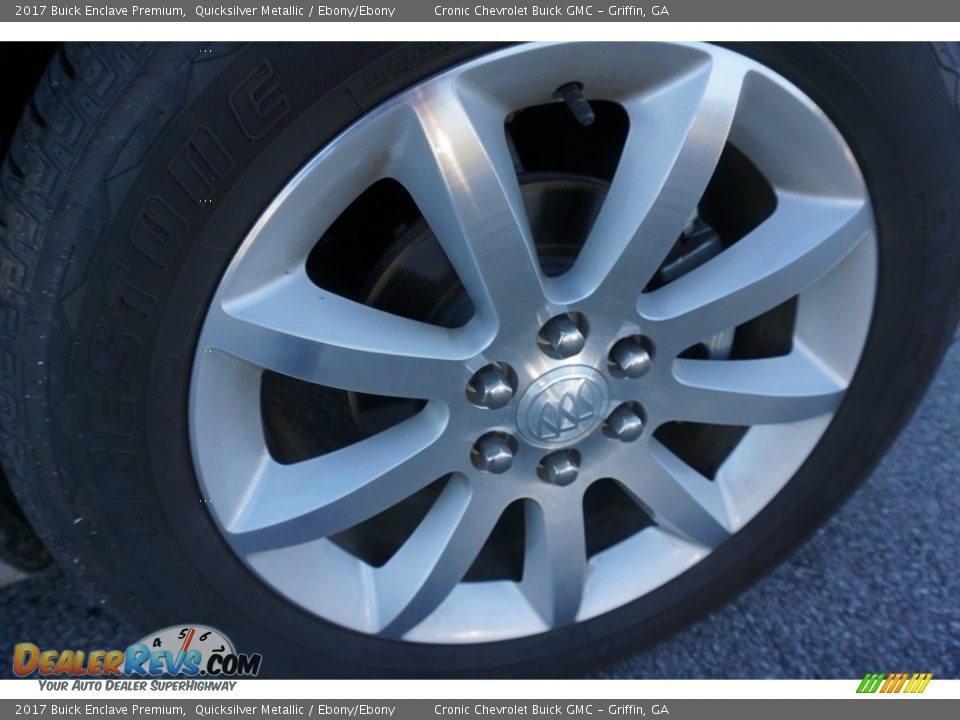 2017 Buick Enclave Premium Quicksilver Metallic / Ebony/Ebony Photo #14