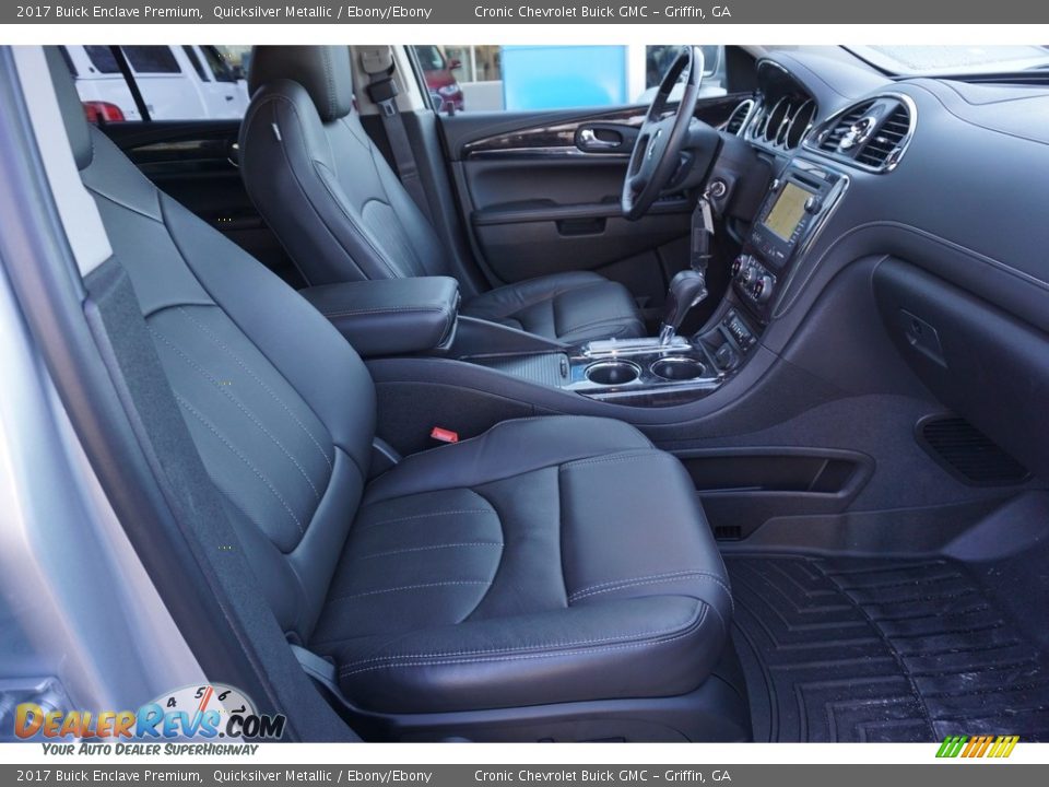 2017 Buick Enclave Premium Quicksilver Metallic / Ebony/Ebony Photo #15