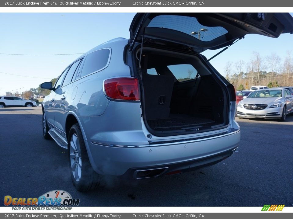 2017 Buick Enclave Premium Quicksilver Metallic / Ebony/Ebony Photo #17