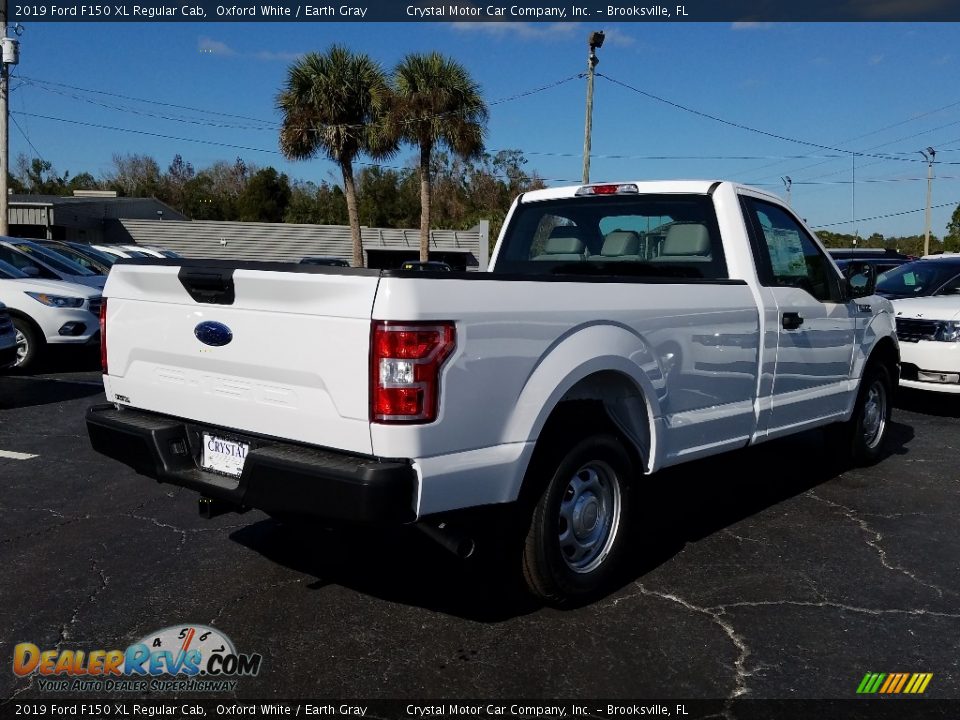 2019 Ford F150 XL Regular Cab Oxford White / Earth Gray Photo #5