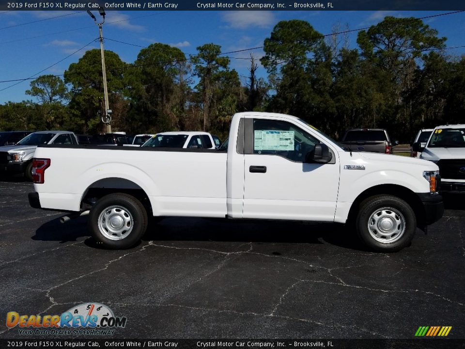 2019 Ford F150 XL Regular Cab Oxford White / Earth Gray Photo #6