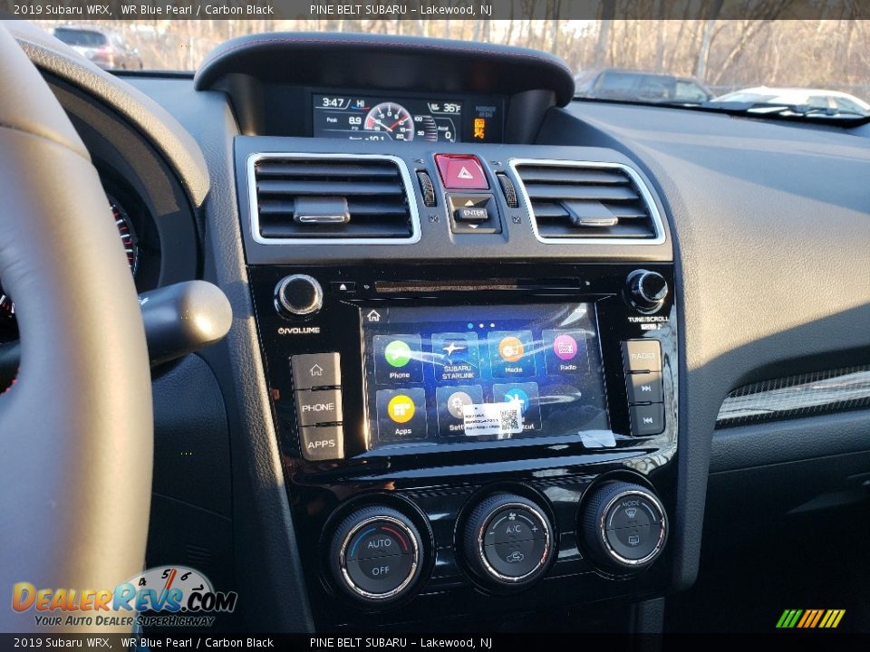 2019 Subaru WRX WR Blue Pearl / Carbon Black Photo #10