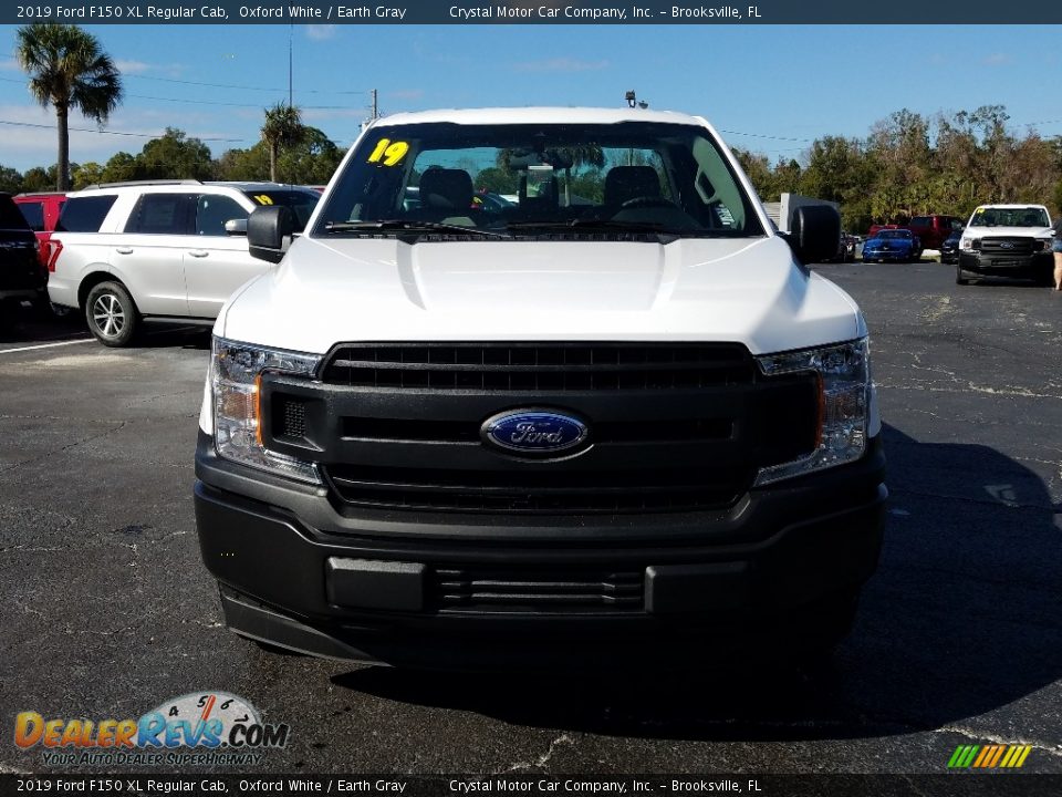 2019 Ford F150 XL Regular Cab Oxford White / Earth Gray Photo #8