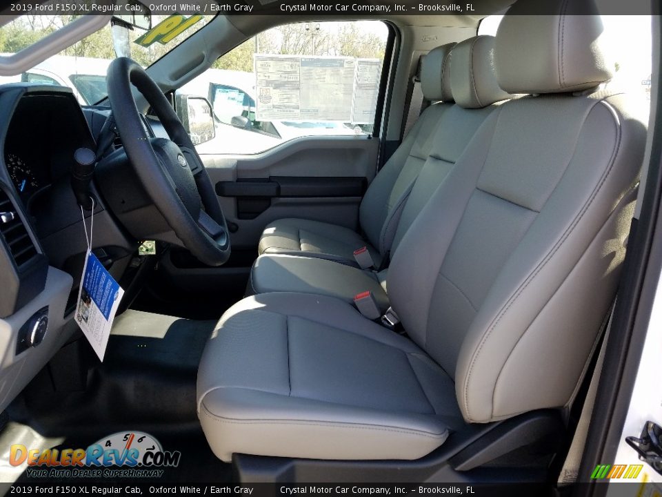 Front Seat of 2019 Ford F150 XL Regular Cab Photo #9