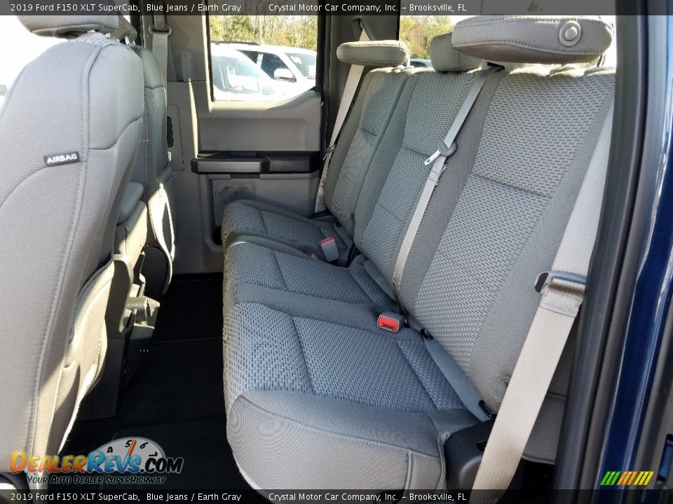 Rear Seat of 2019 Ford F150 XLT SuperCab Photo #10