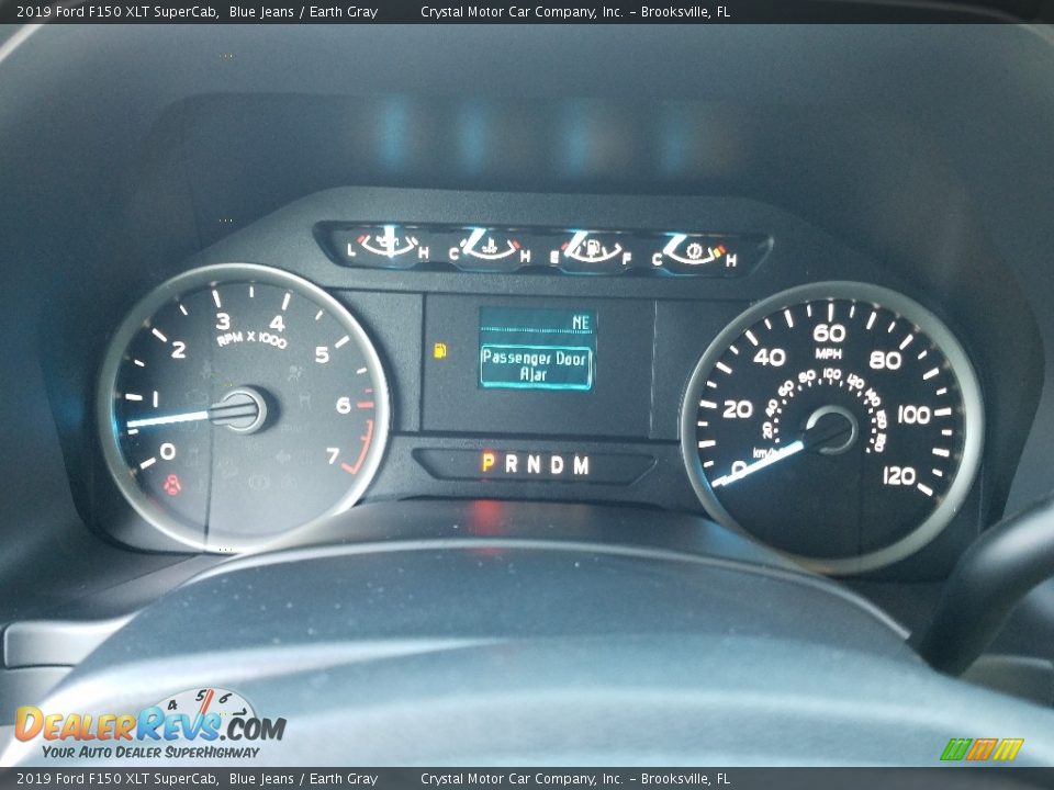 2019 Ford F150 XLT SuperCab Blue Jeans / Earth Gray Photo #14