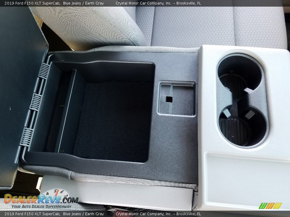 2019 Ford F150 XLT SuperCab Blue Jeans / Earth Gray Photo #18