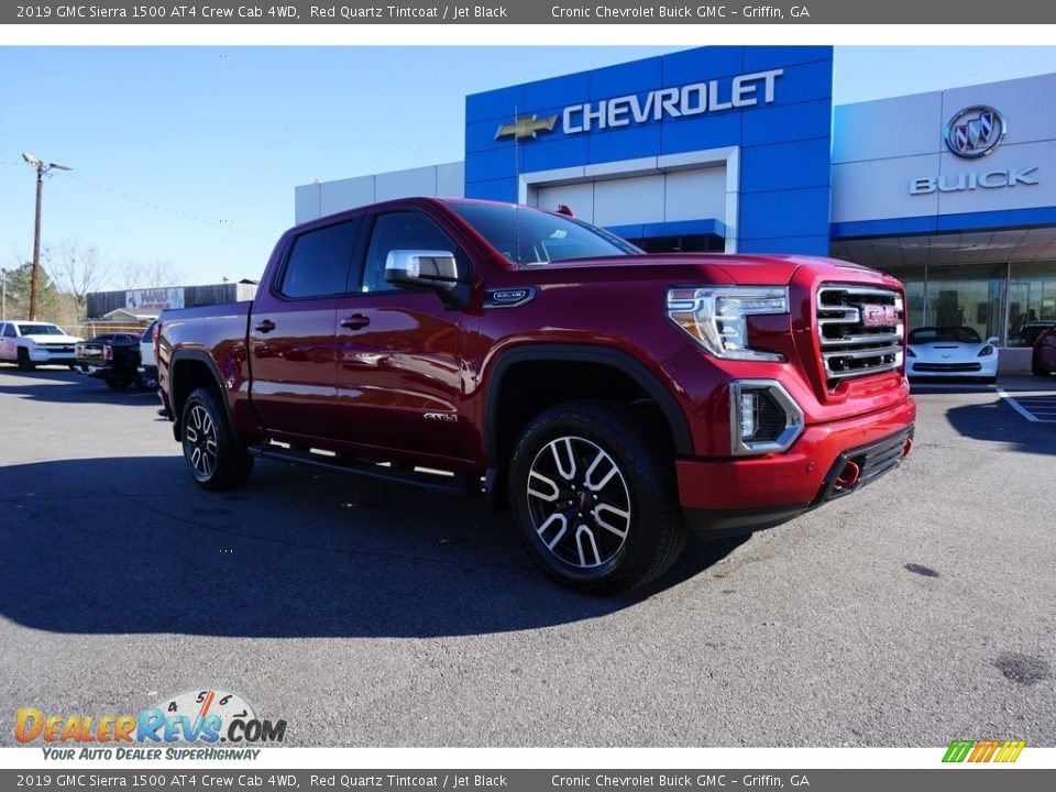 2019 GMC Sierra 1500 AT4 Crew Cab 4WD Red Quartz Tintcoat / Jet Black Photo #1