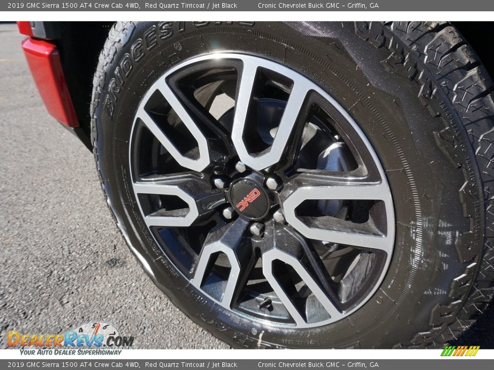 2019 GMC Sierra 1500 AT4 Crew Cab 4WD Red Quartz Tintcoat / Jet Black Photo #8
