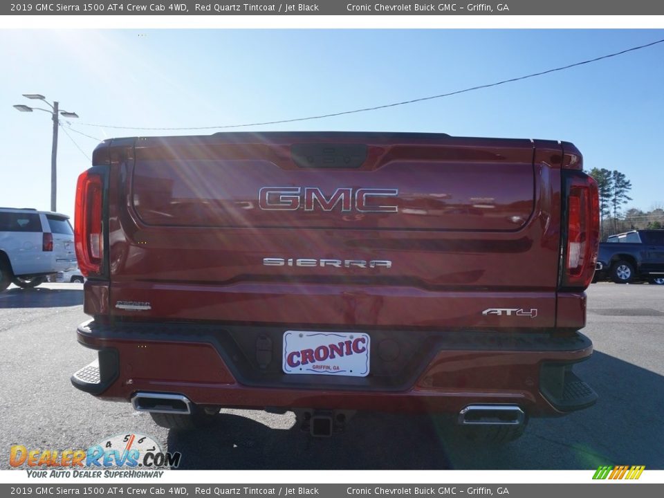 2019 GMC Sierra 1500 AT4 Crew Cab 4WD Red Quartz Tintcoat / Jet Black Photo #12