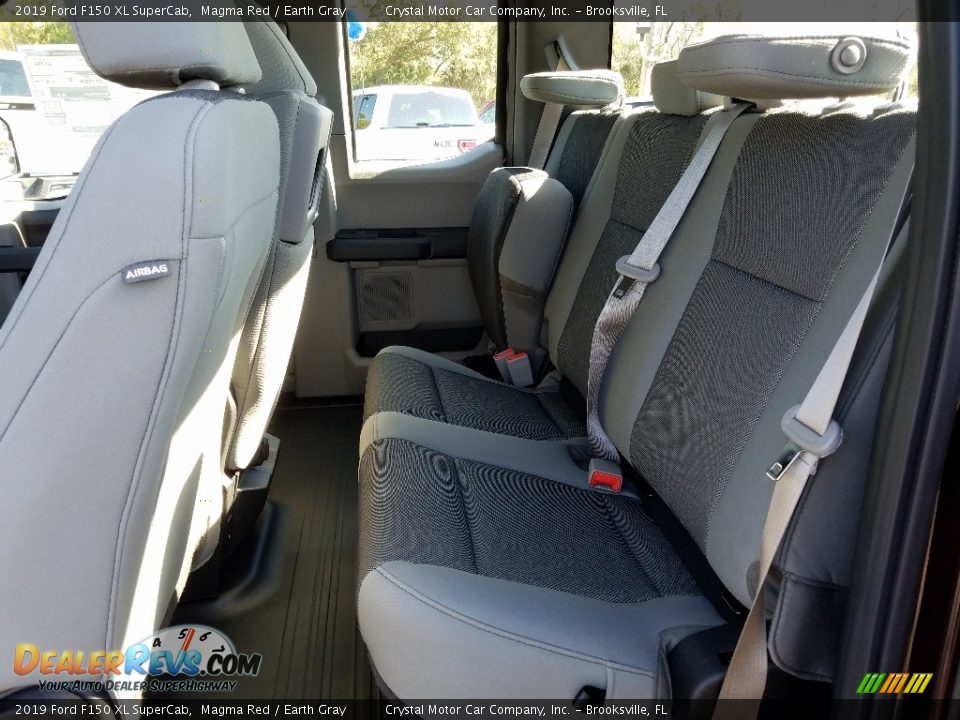 Rear Seat of 2019 Ford F150 XL SuperCab Photo #10