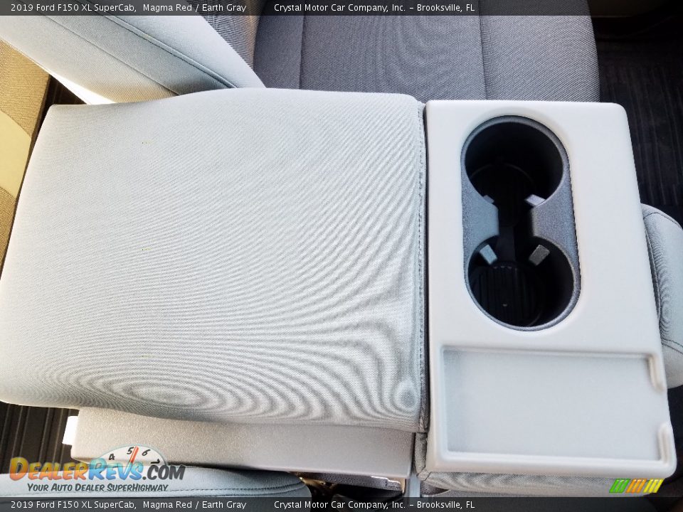 2019 Ford F150 XL SuperCab Magma Red / Earth Gray Photo #18