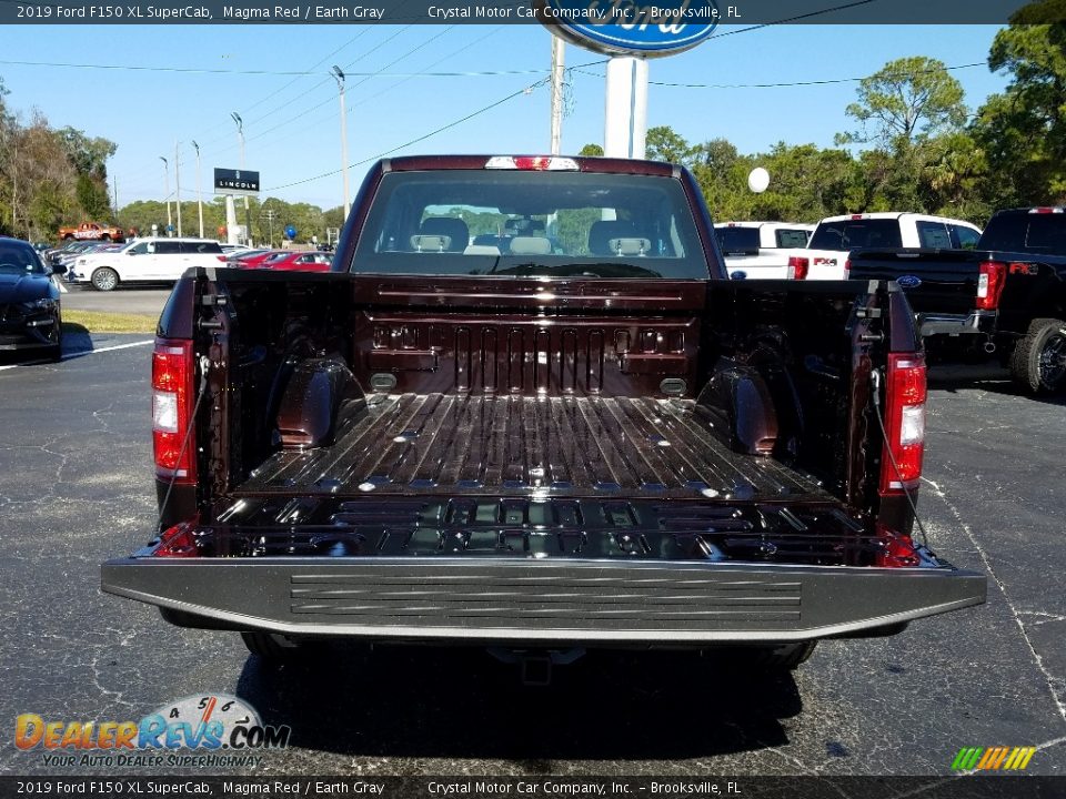 2019 Ford F150 XL SuperCab Magma Red / Earth Gray Photo #19