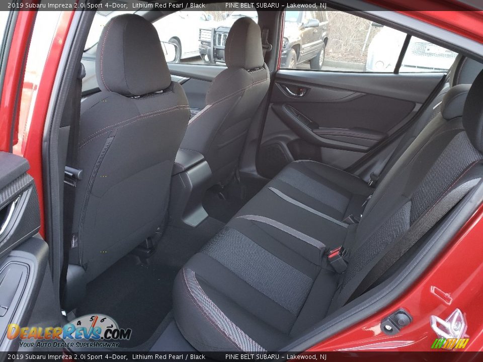 Rear Seat of 2019 Subaru Impreza 2.0i Sport 4-Door Photo #8