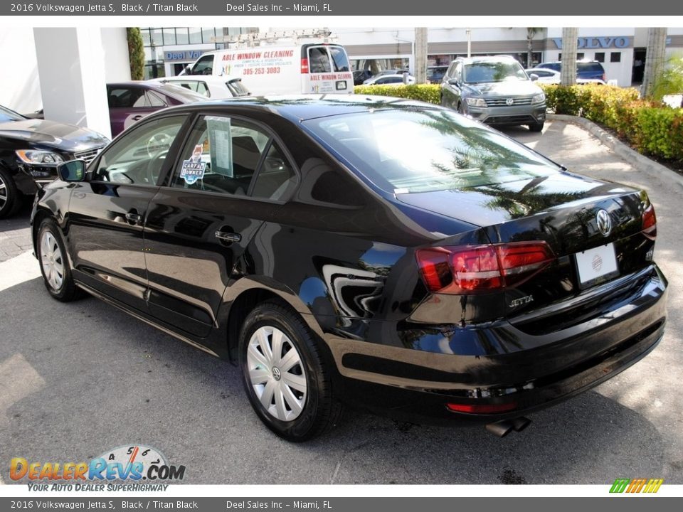 2016 Volkswagen Jetta S Black / Titan Black Photo #6