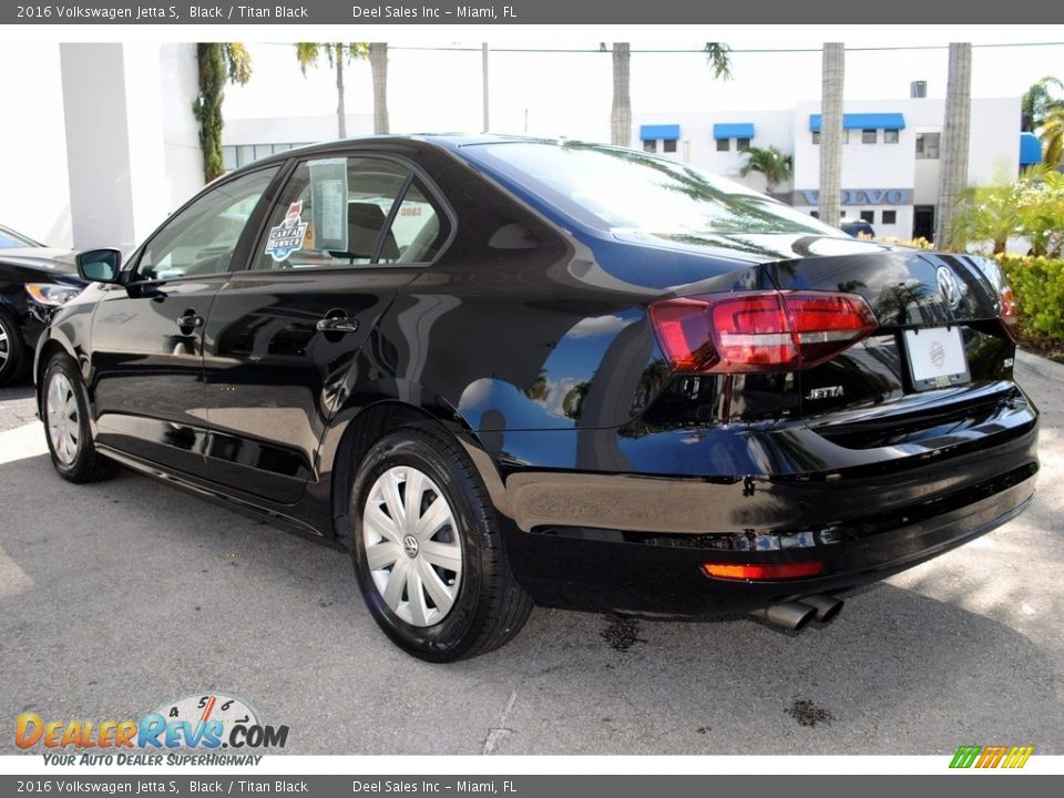 2016 Volkswagen Jetta S Black / Titan Black Photo #7
