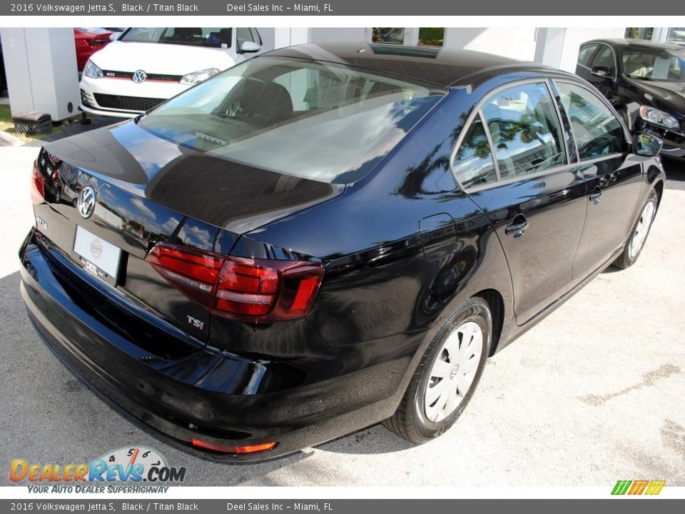 2016 Volkswagen Jetta S Black / Titan Black Photo #9