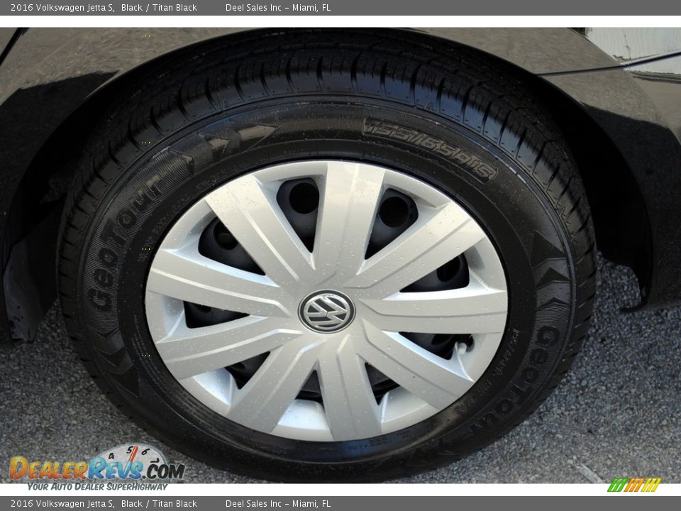 2016 Volkswagen Jetta S Black / Titan Black Photo #10