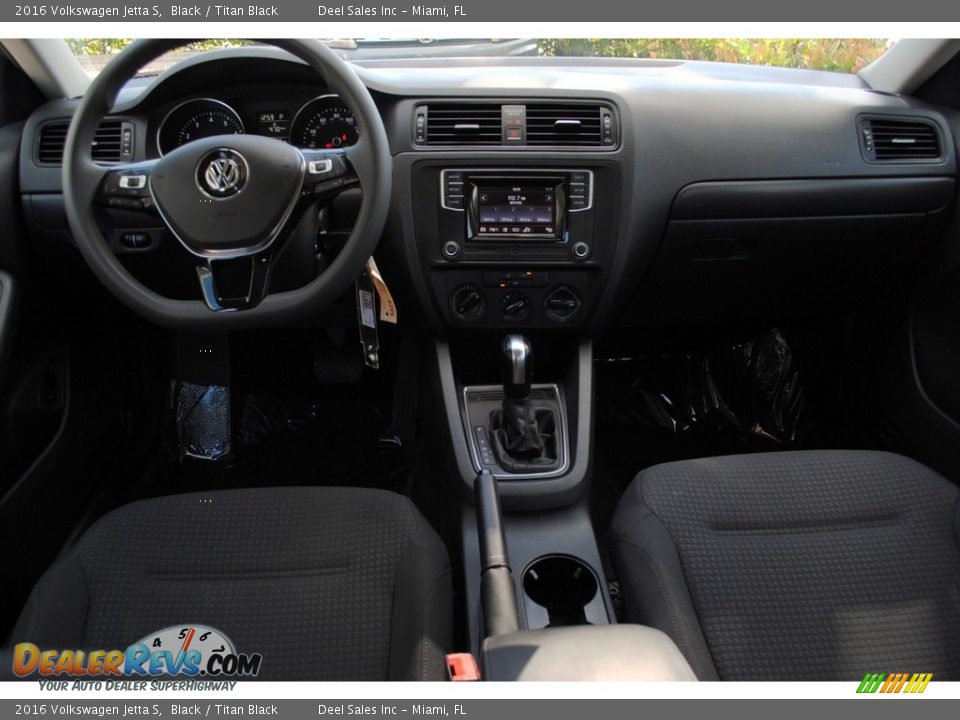 2016 Volkswagen Jetta S Black / Titan Black Photo #12