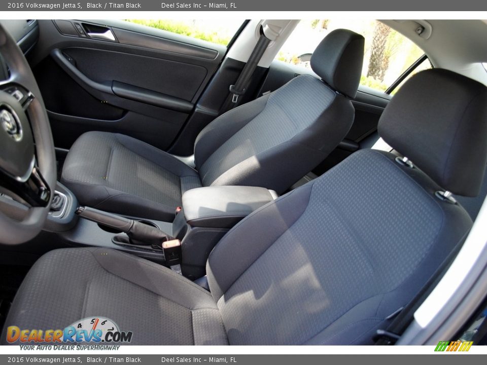 2016 Volkswagen Jetta S Black / Titan Black Photo #13