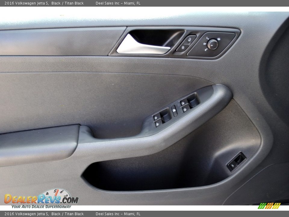 2016 Volkswagen Jetta S Black / Titan Black Photo #16