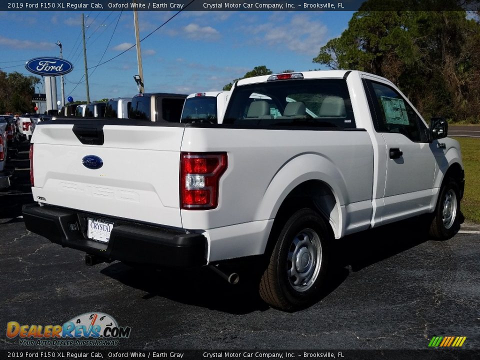 2019 Ford F150 XL Regular Cab Oxford White / Earth Gray Photo #5
