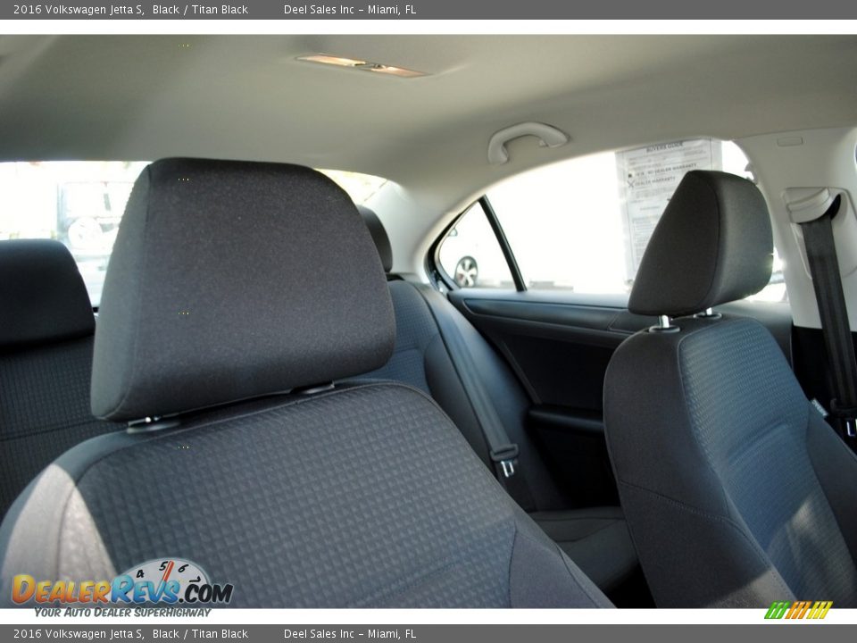 2016 Volkswagen Jetta S Black / Titan Black Photo #19