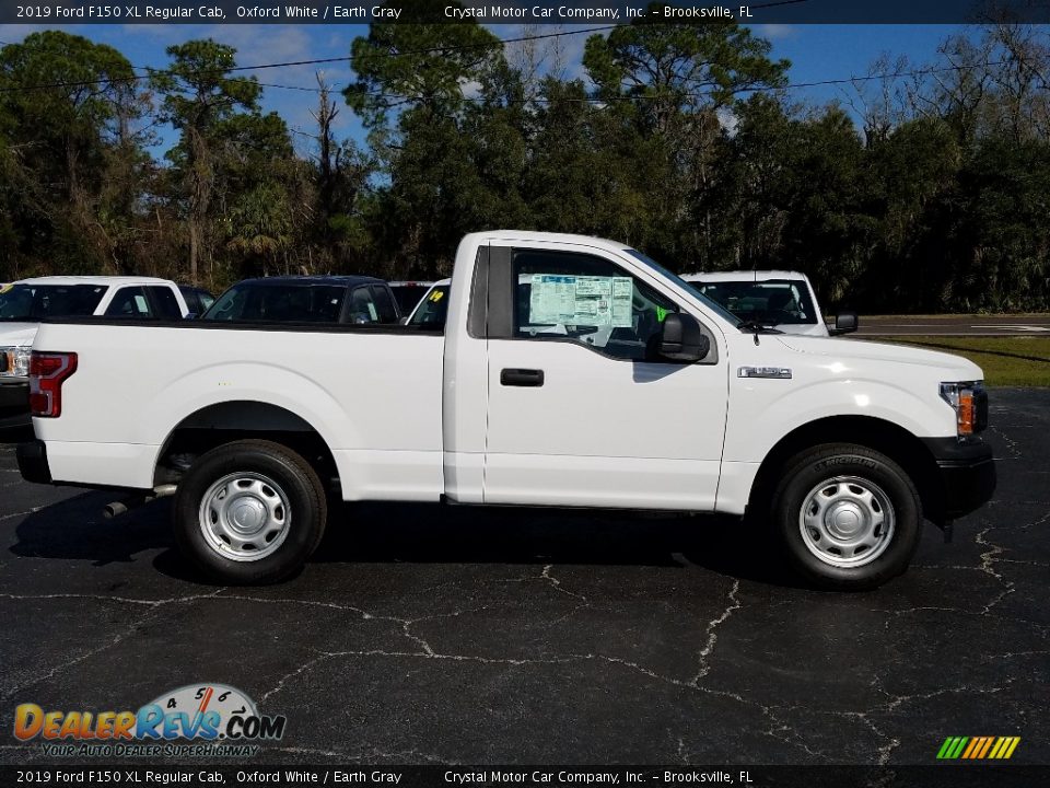 2019 Ford F150 XL Regular Cab Oxford White / Earth Gray Photo #6