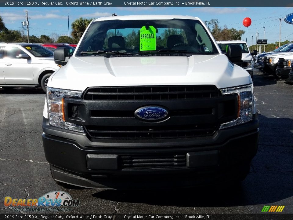 2019 Ford F150 XL Regular Cab Oxford White / Earth Gray Photo #8