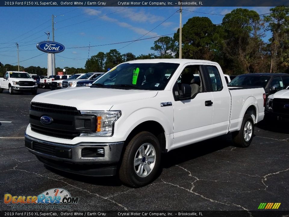 2019 Ford F150 XL SuperCab Oxford White / Earth Gray Photo #1