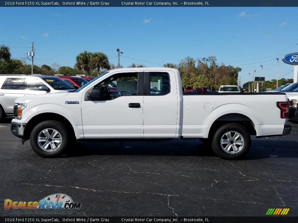 2019 Ford F150 XL SuperCab Oxford White / Earth Gray Photo #2