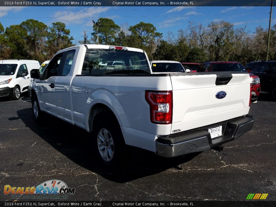 2019 Ford F150 XL SuperCab Oxford White / Earth Gray Photo #3