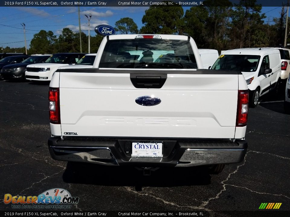 2019 Ford F150 XL SuperCab Oxford White / Earth Gray Photo #4