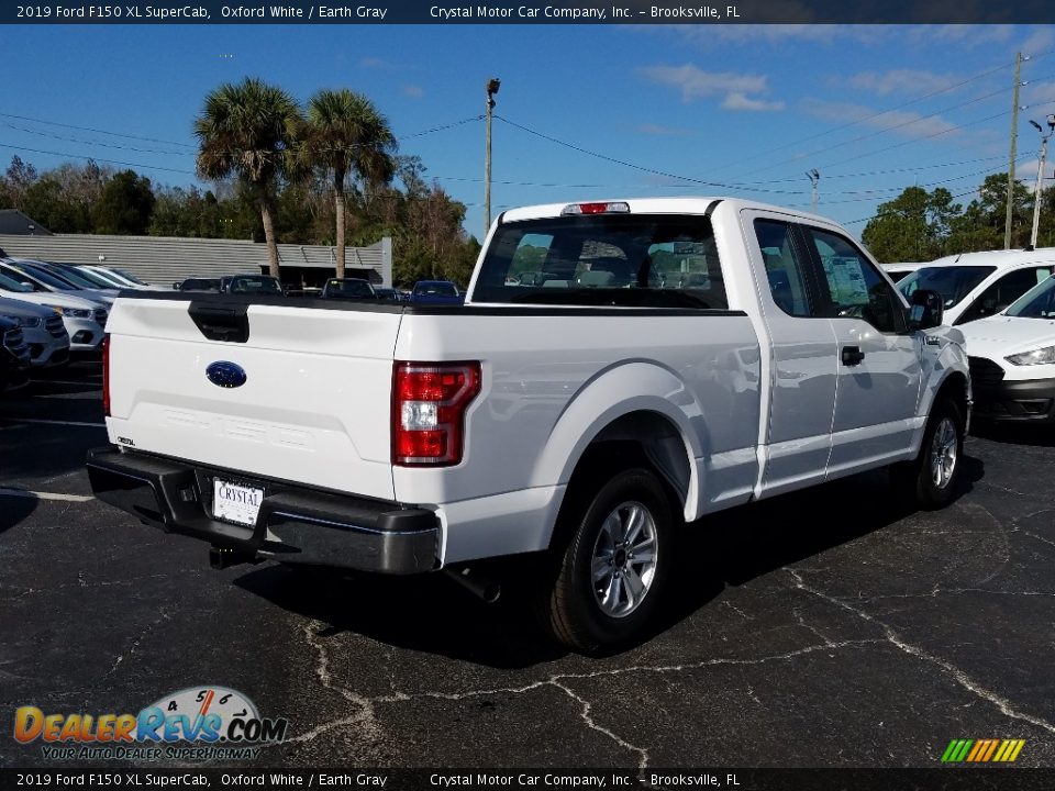 2019 Ford F150 XL SuperCab Oxford White / Earth Gray Photo #5