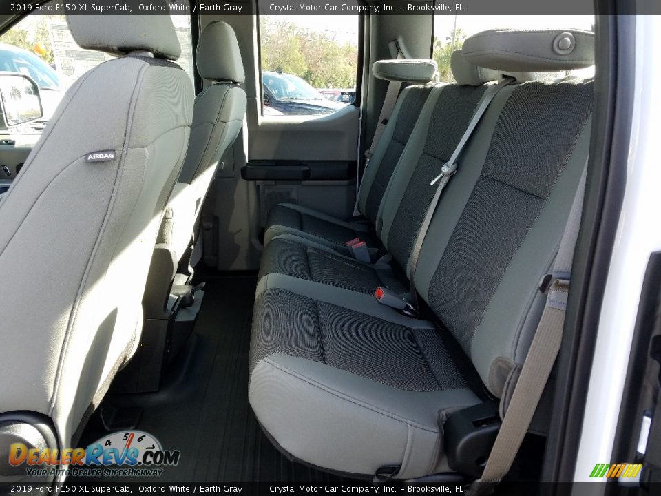 2019 Ford F150 XL SuperCab Oxford White / Earth Gray Photo #10
