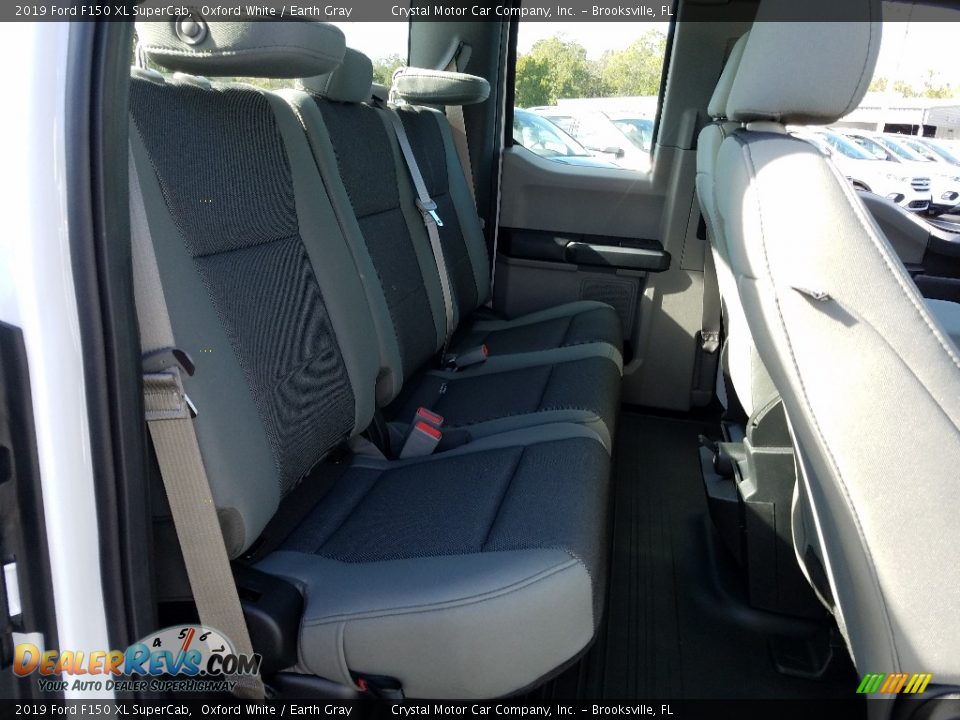 2019 Ford F150 XL SuperCab Oxford White / Earth Gray Photo #11