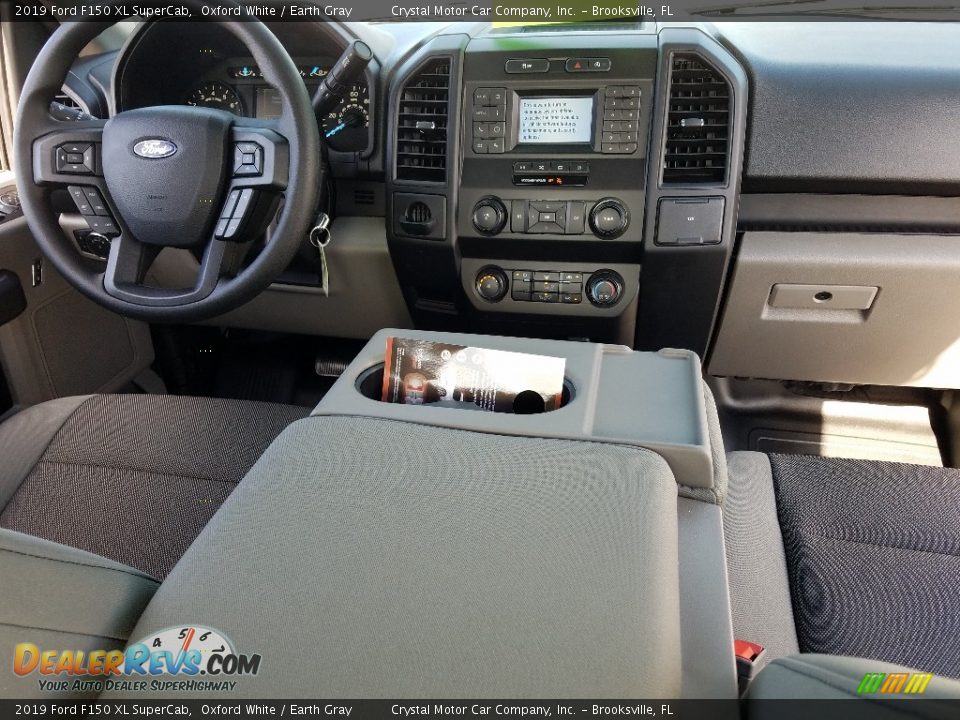 2019 Ford F150 XL SuperCab Oxford White / Earth Gray Photo #13