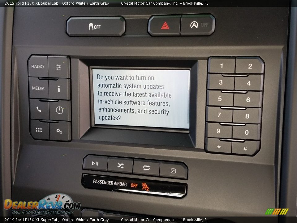 2019 Ford F150 XL SuperCab Oxford White / Earth Gray Photo #15