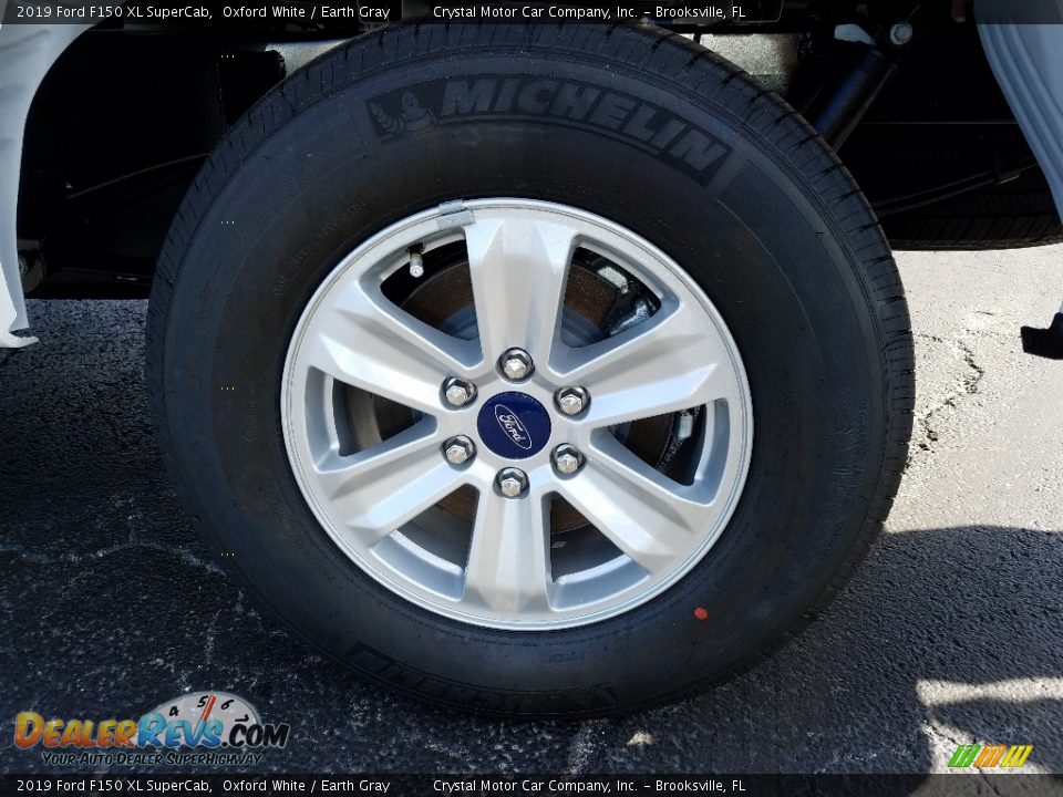 2019 Ford F150 XL SuperCab Oxford White / Earth Gray Photo #20
