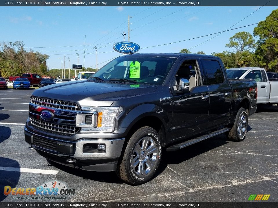 2019 Ford F150 XLT SuperCrew 4x4 Magnetic / Earth Gray Photo #1