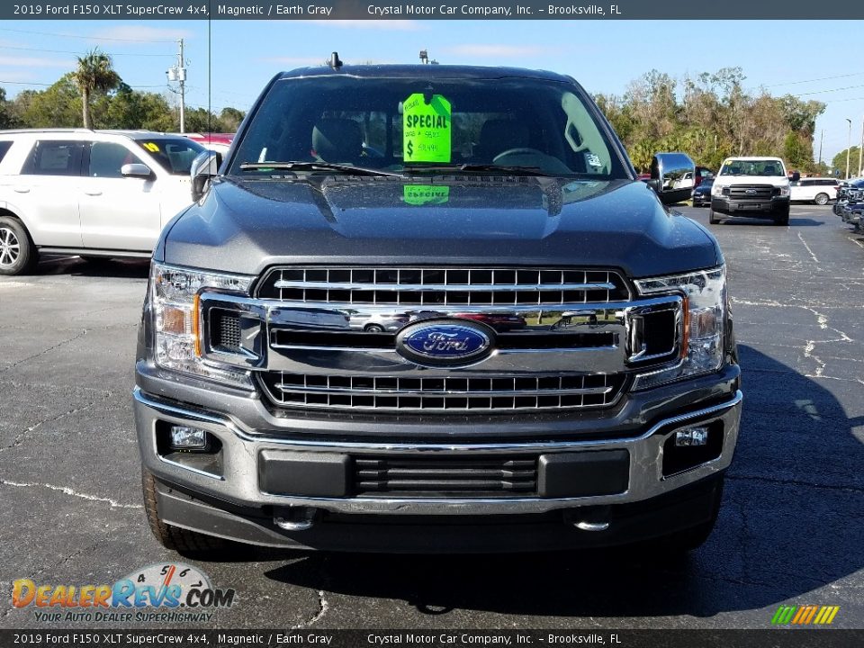 2019 Ford F150 XLT SuperCrew 4x4 Magnetic / Earth Gray Photo #8