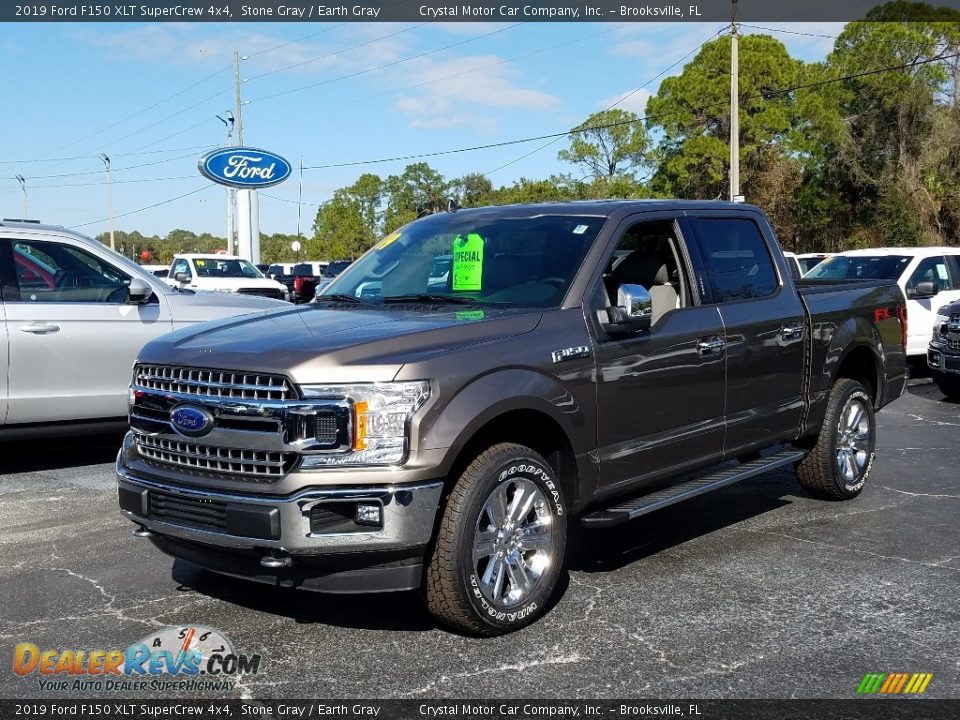 2019 Ford F150 XLT SuperCrew 4x4 Stone Gray / Earth Gray Photo #1