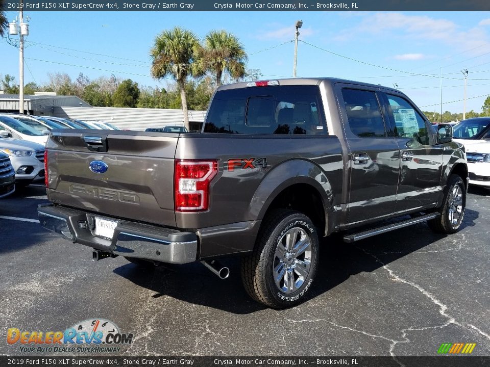 2019 Ford F150 XLT SuperCrew 4x4 Stone Gray / Earth Gray Photo #5