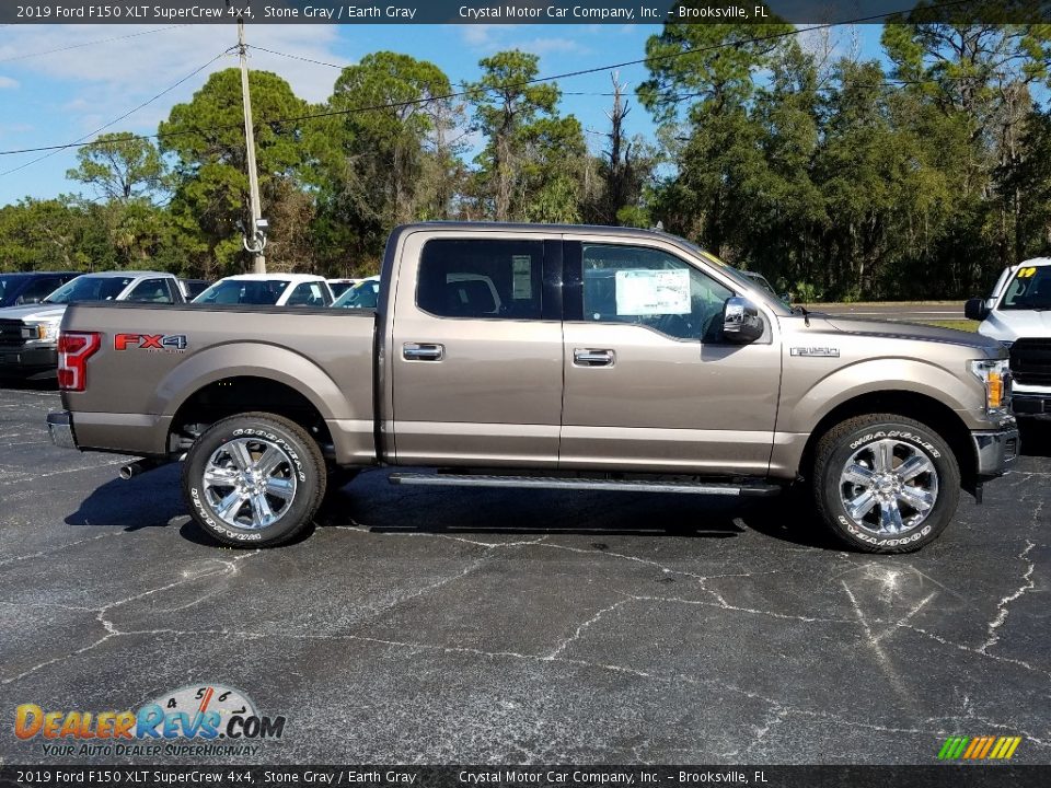 2019 Ford F150 XLT SuperCrew 4x4 Stone Gray / Earth Gray Photo #6