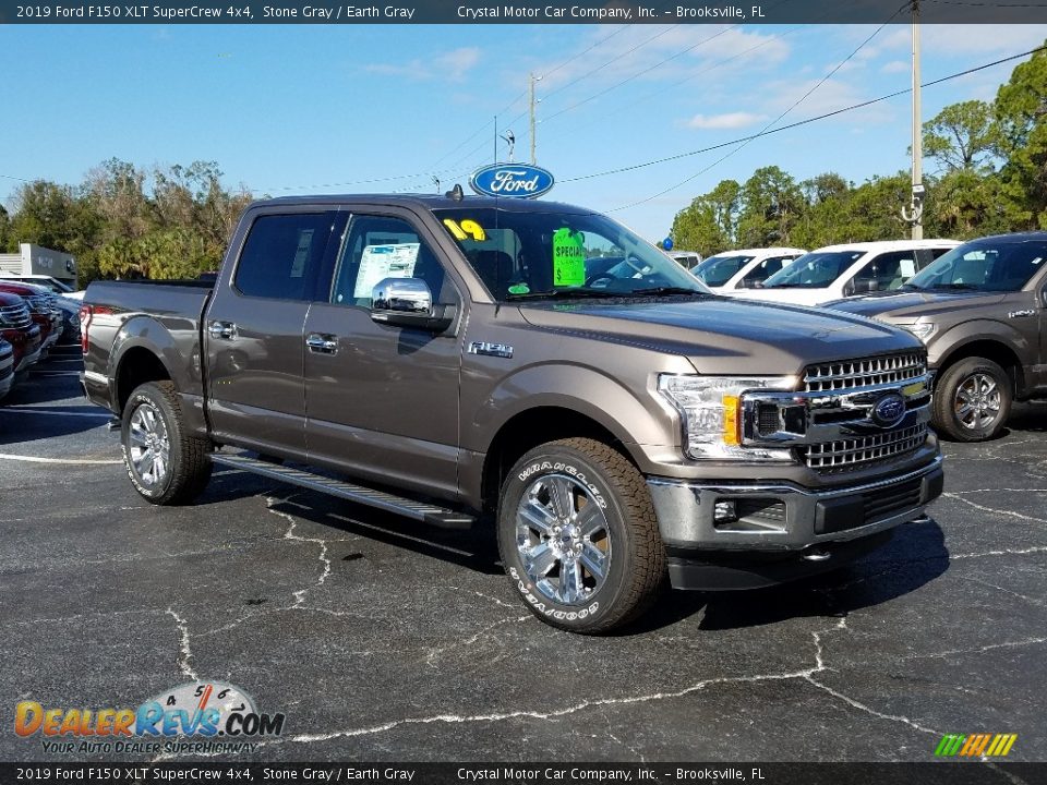 2019 Ford F150 XLT SuperCrew 4x4 Stone Gray / Earth Gray Photo #7